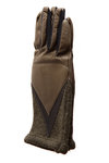 leather wool and techno fabric gloves - UNDERCOVER Jun Takahashi