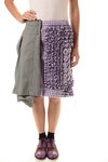 half vichy half prince of wales skirt - COMME DES GARÇONS