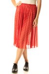 pleated polka dot georgette skirt - COMME des GARÇONS - COMME des GARÇONS