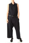 twill shrink jump suit - YOHJI YAMAMOTO
