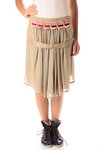 pleats silk georgette skirt - UNDERCOVER Jun Takahashi