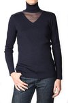 high neck with tulle sweater - UNDERCOVER Jun Takahashi