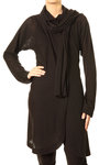 wool gauze scarf long cardigan - SHU MORIYAMA
