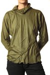 diagonal cuts double shirt - SHU MORIYAMA