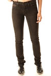 treated denim tight jeans - RICK OWENS