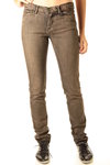 treated denim skinny jeans - RICK OWENS