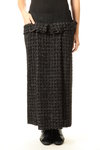 long checked skirt - YOHJI YAMAMOTO