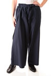 one leg pareo trousers - YOHJI YAMAMOTO