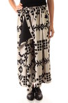 batik pattern long skirt - YOHJI YAMAMOTO