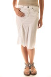 five pockets treated popeline skirt - RICK OWENS