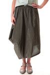 asymmetric taffeta skirt - SHU MORIYAMA
