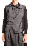 large collar two fabrics jacket - CAULIFLOWER Issey Miyake