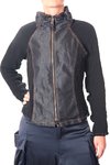 half denim half cauliflower jacket - CAULIFLOWER Issey Miyake