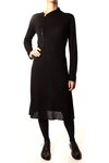 lateral zip jersey dress - COMING SOON