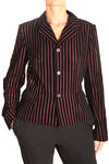 devoré striped velvet jacket - COMME des GARÇONS - COMME des GARÇONS