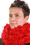 crossed strips scarf - HAAT