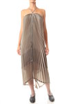 shoulder strapes radial pleats dress - ISSEY MIYAKE