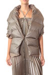 stuffed reversible cape-stole - ISSEY MIYAKE
