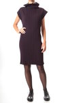 sleeveless turtleneck tube dress - ISSEY MIYAKE