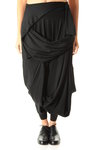 crossed drapes wool jersey skirt/dress - JUNYA WATANABE