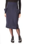 side tuck skirt - fine gabardine - LIMI FEU
