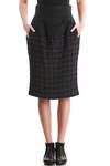 amphora skirt united hip and wool check below - LIMI FEU