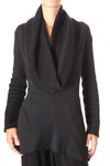droppede turtle-neck t long -angola french terry - LIMI FEU