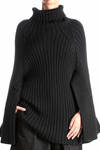 big sleeve knitwear A - 3G 2*1 rib+sheeting - YOHJI YAMAMOTO