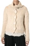 heavy rough wool cardigan - VOLGA VOLGA