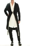 contrast outline long cardigan - VOLGA VOLGA