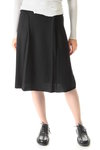 classic pleats flared cashmere skirt - OYUNA