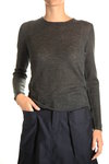cashmere round neck simple pullover - OYUNA