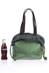 half nylon half leather reversible medium bag - MARIANA MENDEZ