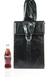 expandig rectangular vertical shoulder bag - DARKEST STAR