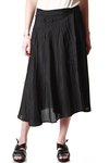 asymmetric half silk half jersey skirt - COMING SOON