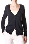 asymmetric stripe V neck cardigan - COMING SOON