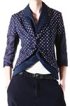 polka dots broderie anglaise double jacket - COMME des GARÇONS - COMME des GARÇONS