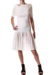 boat collar corset dress - YOHJI YAMAMOTO