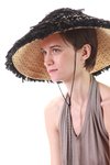 raffia pagoda hat - NAFI