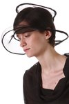 transparent crinoline Mary Poppins hat - NAFI