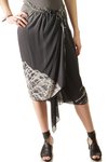 fireworks printed silk pareo skirt - RICK OWENS