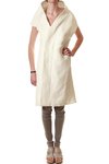 asymmetric volcano collar textile paper overcoat - GUSTAVO LINS