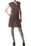 symmetric V neck short sleeves tunic - GUSTAVO LINS
