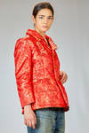 short and slim jacket in polyester jacquard with 'dragon' motif - JUNYA WATANABE 