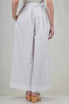wide trousers in cotton seersucker - DANIELA GREGIS 