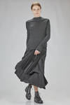 fitted and asymmetric angora, viscose, and polyamide jersey - MARC LE BIHAN 