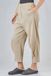 soft trousers in light linen, cotton, silk and cashmere jersey - BOBOUTIC 